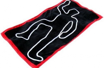 Dead Body Chalk Outline Beach Towel