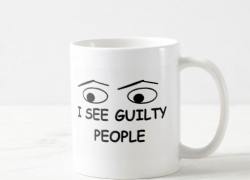 I see guilty people Coffee Mug