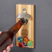 Police Badge Custom Magnetic Wall Mount Bottle Opener