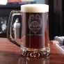 Police Badge Personalized Beer Mug