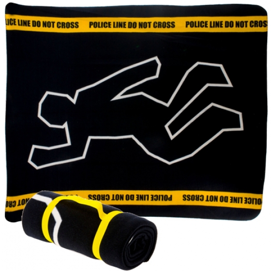 Crime Scene Fleece Blanket