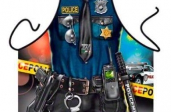 Police Officer Kitchen Apron