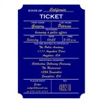 Traffic Ticket Police Graduation Invitations